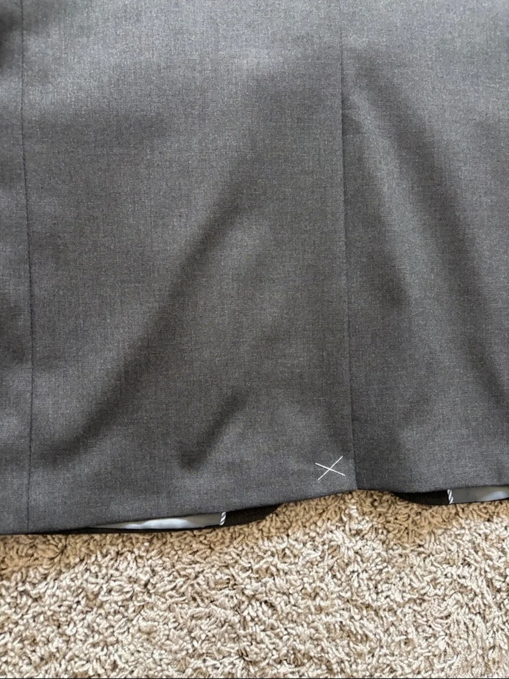 J.M. Haggar Men's Classic Fit Stretch Suit Jacket in Dark Gray Heather